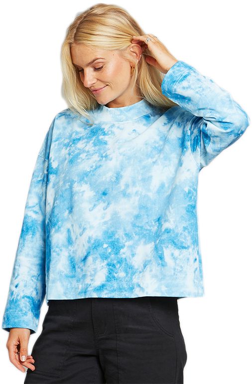 Dedicated Loose Sweatshirt Lerdala Tie Dye Blue