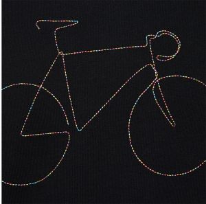 Dedicated Hoodie Falun Rainbow Bicycle Black galéria