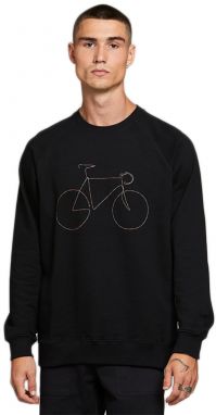 Dedicated Sweatshirt Malmoe Rainbow Bicycle Black