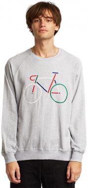 Dedicated Sweatshirt Malmoe Color Bike Grey Melange