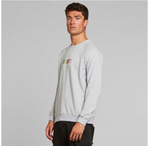 Dedicated Sweatshirt Malmoe Peanuts Logo Grey Melange galéria