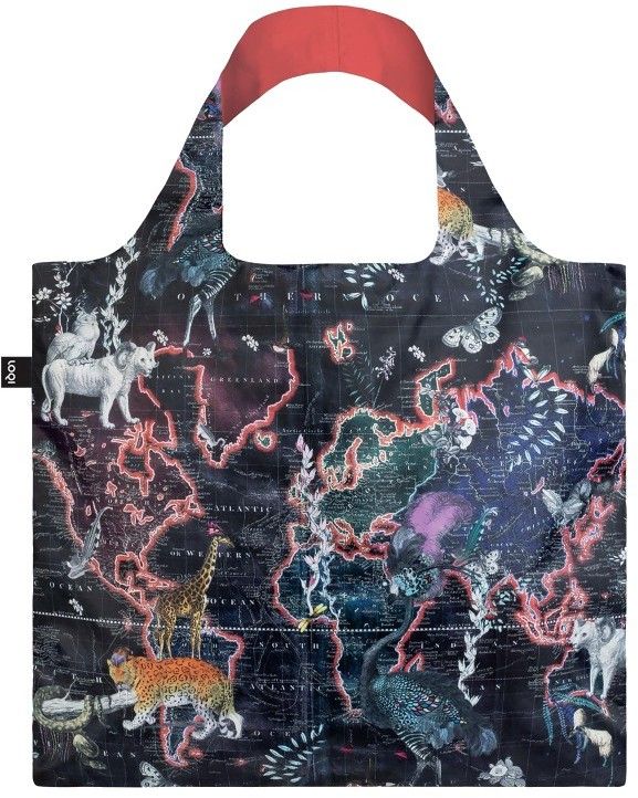 Loqi KRISTJANA S WILLIAMS INTERIORS World Map Bag