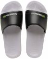 Havaianas Slide Brasil White/Black galéria