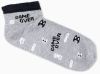 Veselé šedo-čierne ponožky Game over U177 galéria