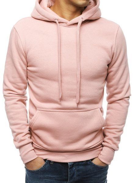 Pohodlná mikina v ružovej farbe