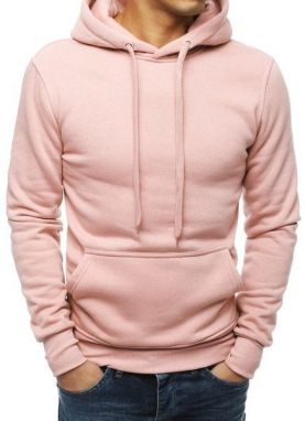 Pohodlná mikina v ružovej farbe