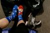 Veselé pánske ponožky Hokejový hráč galéria