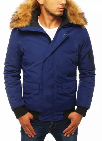 Granátová zimná bunda s kapucňou