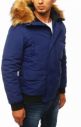 Granátová zimná bunda s kapucňou galéria