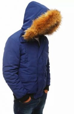 Granátová zimná bunda s kapucňou galéria