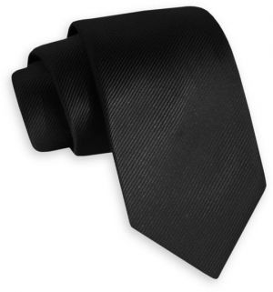 Elegantná kravata v čiernej farbe Angelo di Monti galéria