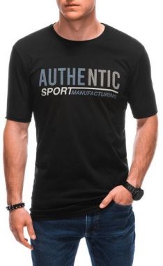 Autentické čierne tričko s nápisom S1869