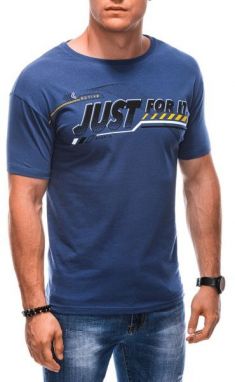 Originálne tmavo modré tričko s motivačným nápisom S1885