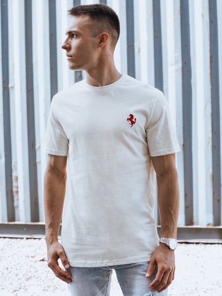 Pútavé ecru tričko s logom
