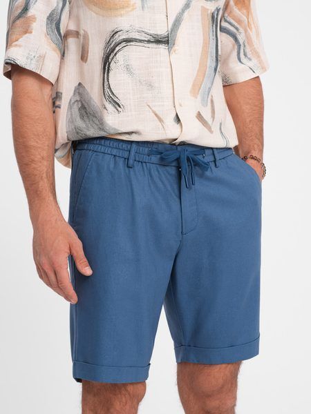 Základné modré chinos kraťasy  V5 SRCS-0131