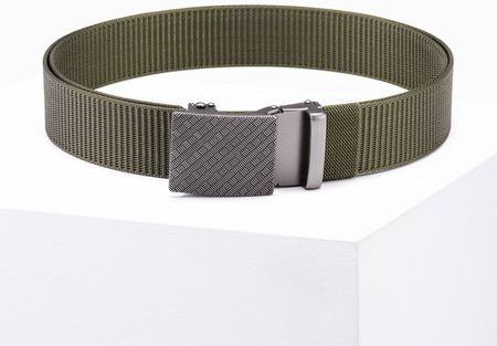 Pánsky opasok v khaki farbe A849
