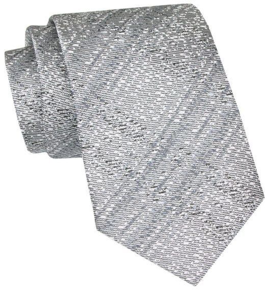 Trendy sivá vzorovaná pánska kravata