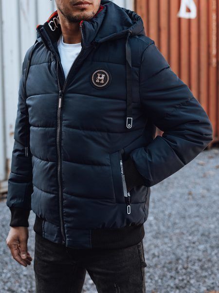 Trendy zimná bunda s kapucňou v granátovom prevedení