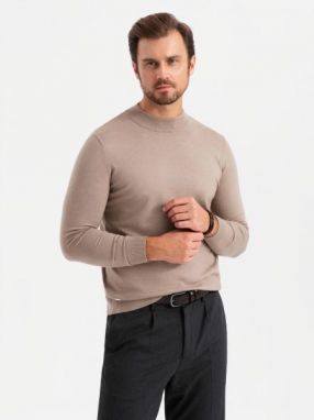 Trendy béžový polorolák V3 SWTN-0125