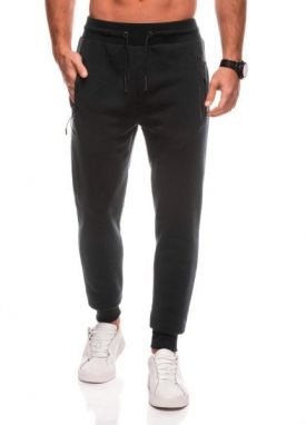 Basic čierne pánske tepláky V6 PABS-0104