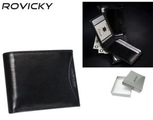 Pánska peňaženka Rovicky v čiernej farbe
