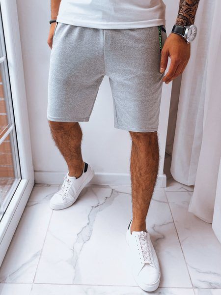 Úžasné pánske kraťasy v sivej farbe