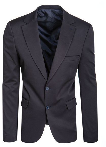Elegantné tmavo-modré sako pre pánov do spoločnosti