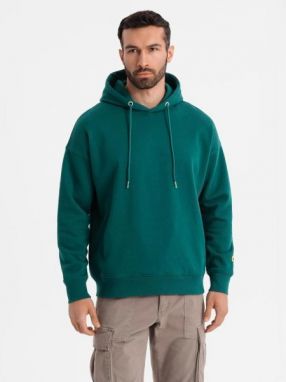 Pútavá zelená unisex mikina V17 SNBC-0105