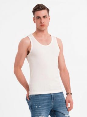 Základné pánske biele tielko V1 TSBT- 0239
