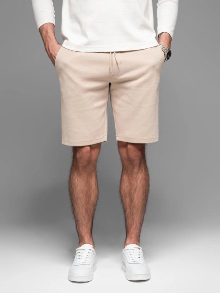 Béžové chinos kraťasy  V2 SRCS-0168