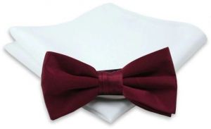 Elegantný bordový pánsky motýlik Chattier