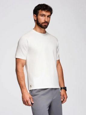 Basic biele tričko s krátkym rukávom V1 TSCT-0240