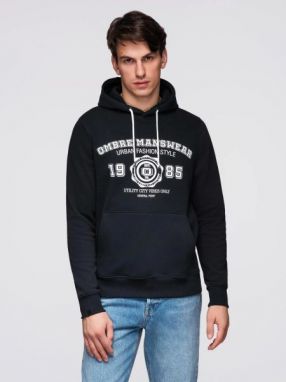 Čierna študentská mikina B1714