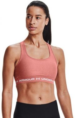 Podprsenka Under Armour UA Crossback Mid Heather Bra-PNK galéria