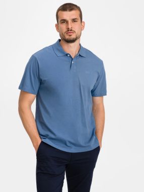 GAP modré pánske polo tričko Jersey