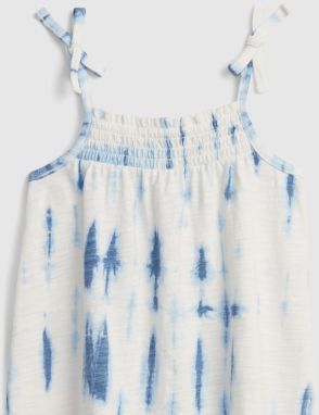 GAP biele detské šaty tie smock dress galéria