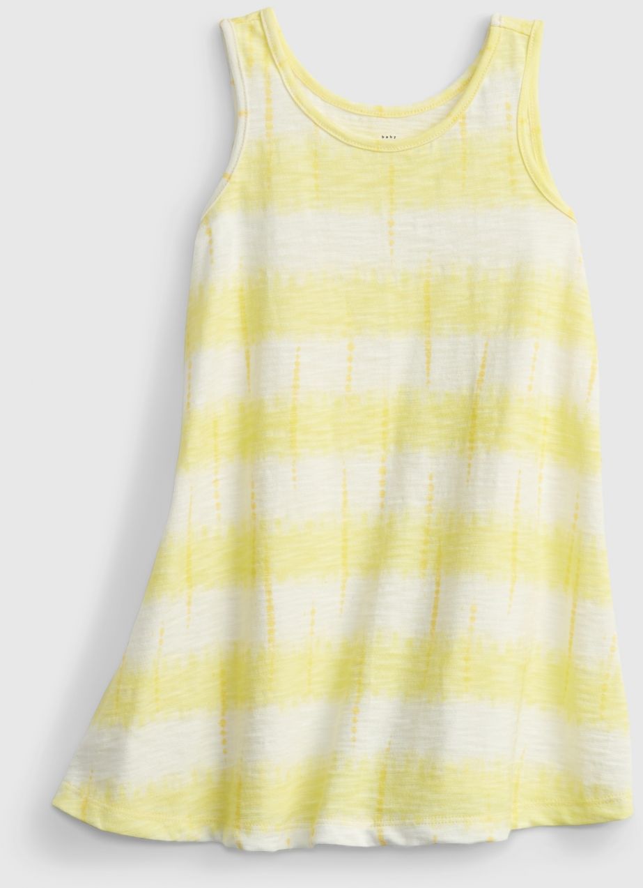 GAP žlté detské šaty Tank Dress