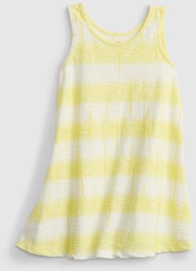 GAP žlté detské šaty Tank Dress