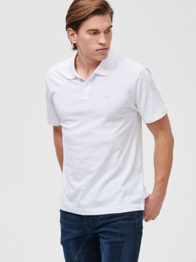 GAP biele pánske polo tričko Logo jersey galéria