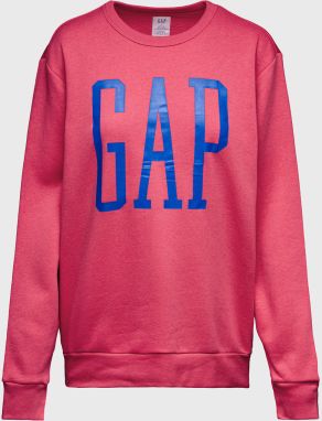 GAP červené pánska mikina Logo pullover sweatshirt