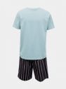 Tommy Hilfiger modré pánske pyžamo CN SS Short Woven galéria