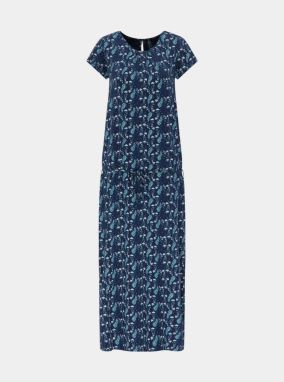 Tranquillo modré maxi kvetované šaty galéria