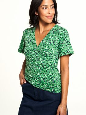 Tranquillo zelené tričko so vzorom
