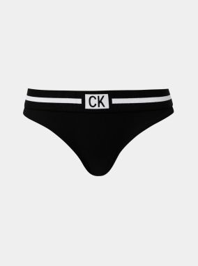 Calvin Klein čierne spodný diel plaviek s logom galéria
