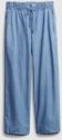 GAP modré nohavice hr linen wide leg chambray galéria