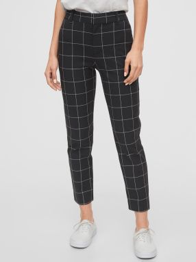 GAP čierne nohavice slim ankle pants