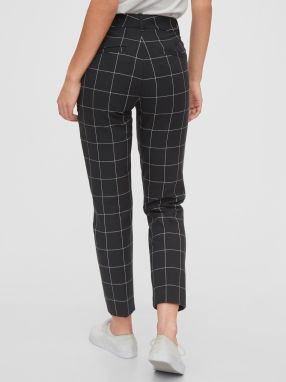 GAP čierne nohavice slim ankle pants galéria