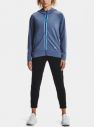 Mikina Under Armour Rival Terry Taped FZ Hoodie-BLU galéria