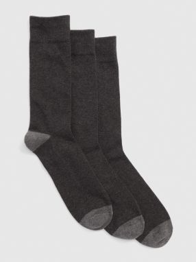GAP sivé 3 pack pánske ponožiek