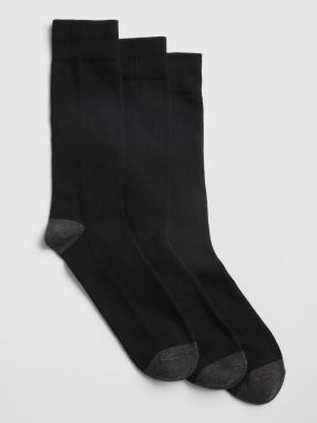 GAP čierne 3 pack pánske ponožiek